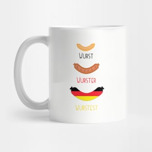 German Oktoberfest 2017 Wurst Shirt Mug